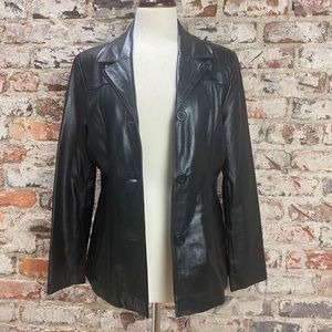 Beyond sport California genuine leather jacket